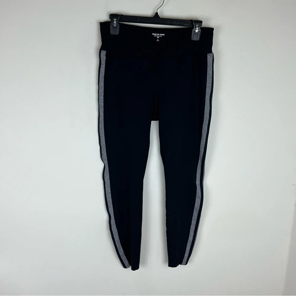 Year of Ours Black Thermal Racer Legging Black/Gray Size L B7 - Picture 2 of 9